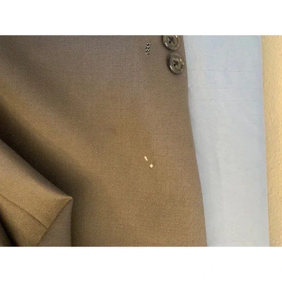 Burberrys Wool‎ Suit Jacket Blazer Mens Charcoal Gray Tailored Fit - Picture 11 of 16